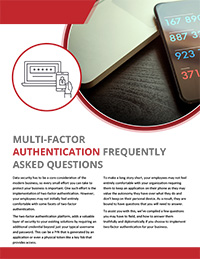 cybersecurity services multifactor authentication phone icon